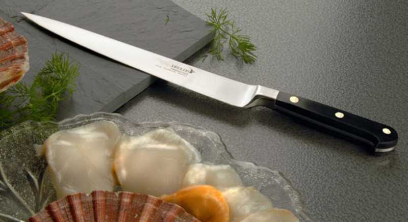 Couteau chef 30 cm inox bois compressé unie Grand Chef Deglon Deglon