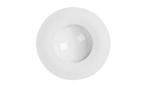 Assiette creuse rond ivoire porcelaine vitrifiée Ø 22,7 cm White Gold Rak