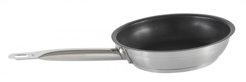 Poêle rond inox Revêtement anti-adhésif Ø 20 cm 4,5 cm 1,2 L Qualiplus Pro.cooker