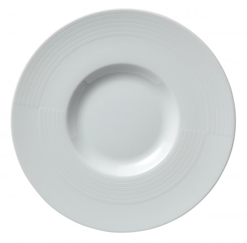 Assiette plate rond blanc porcelaine Ø 31 cm Gourmet