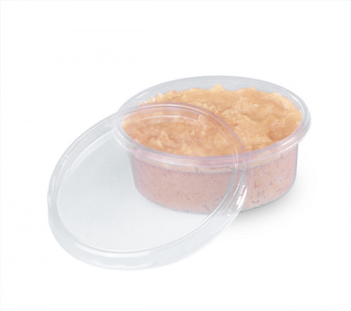 Couvercle pot à sauce rond transparent Ø 7,5 cm Alphaform (100 pièces)