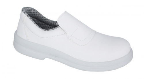 Chaussures mocassin de sécurité mixte blanc 45 Tony Nordways