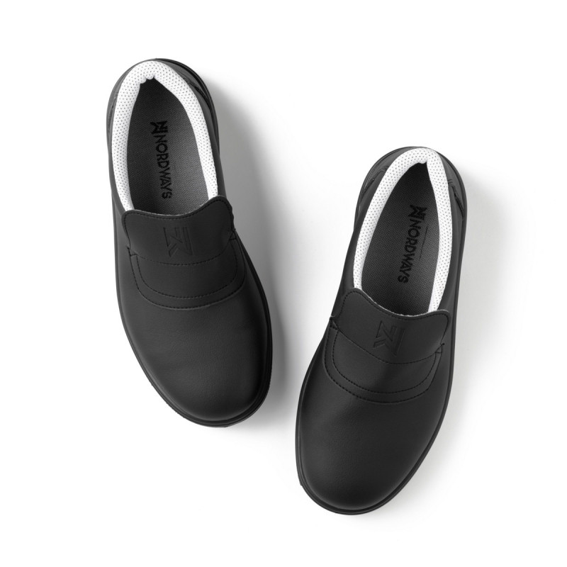 Chaussures mocassin de sécurité mixte noir 35 Tony Nordways