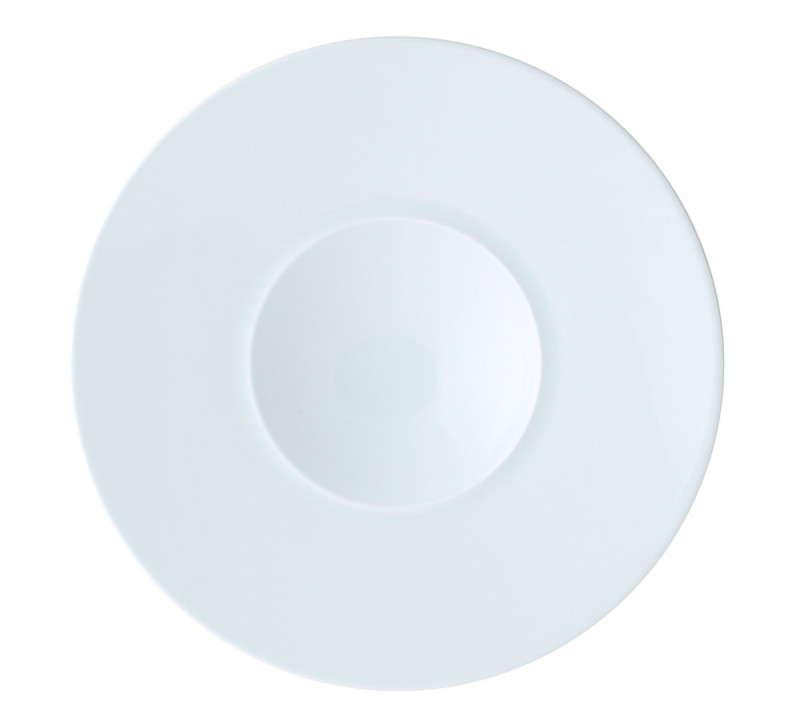 Assiette extra creuse rond blanc porcelaine Ø 28 cm Style Astera