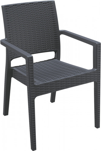 Fauteuil de terrasse gris 87x58x59 cm Jamaica Flexmob