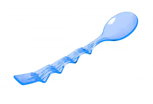 Cuillère de table bleu copolyester 21 cm Vaisselle Copolyester Saint Romain