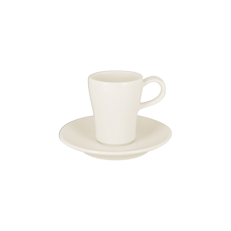 Tasse à expresso rond ivoire porcelaine vitrifiée 8,5 cl Ø 5,7 cm Mazza Rak