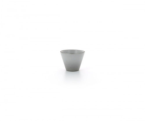 Pot à sauce rond gris porcelaine culinaire Ø 6,3 cm Equinoxe Revol