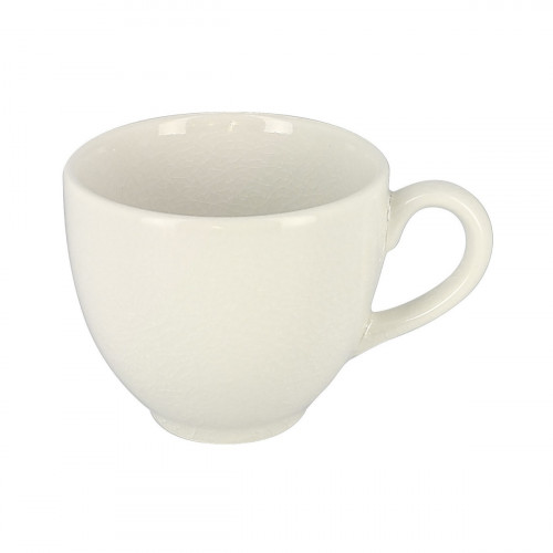 Tasse à thé rond blanc porcelaine vitrifiée 20 cl Ø 8,4 cm Vintage Rak