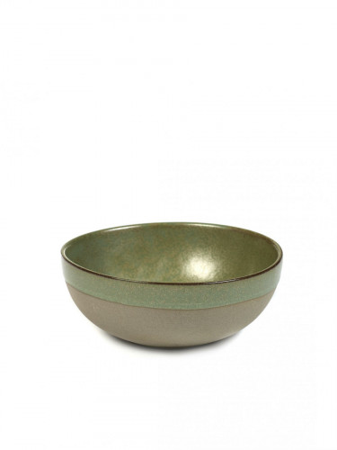 Coupelle rond vert grès émaillé Ø 13 cm Surface Serax