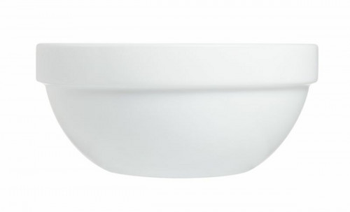 Bol à salade rond blanc verre opal Ø 17,15 cm Restaurant Arcoroc