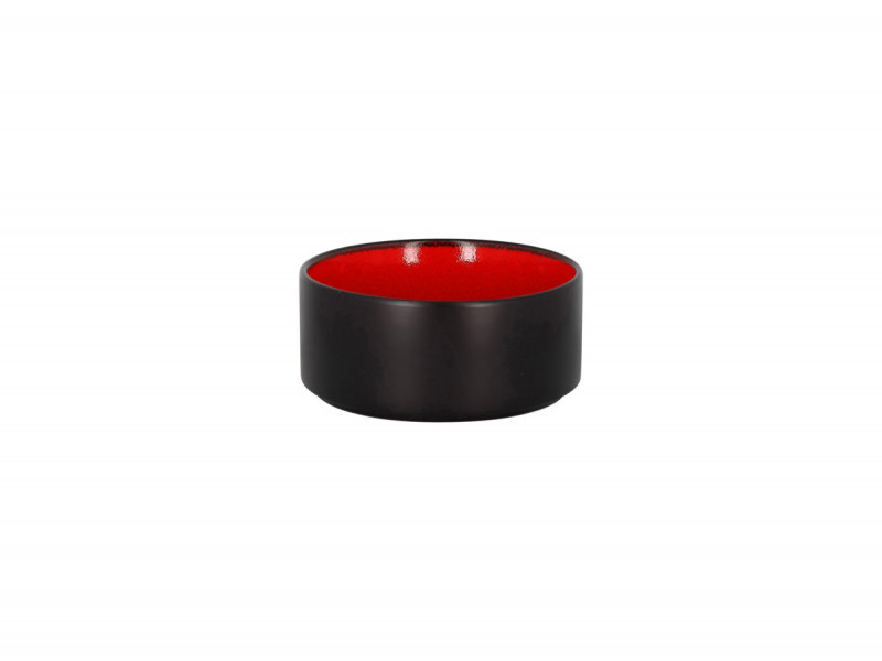 Bol rond rouge porcelaine vitrifiée Ø 14 cm Fire Rak