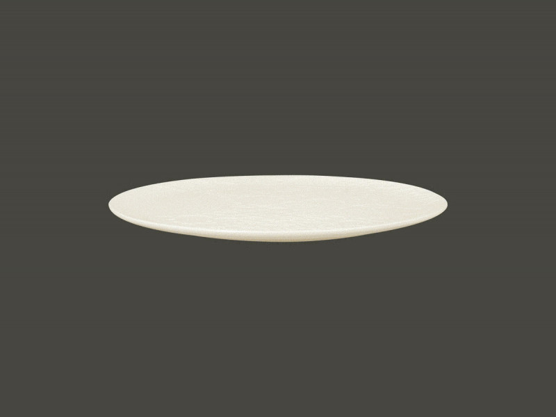 Assiette plate rond blanc porcelaine Ø 30 cm Create Rak