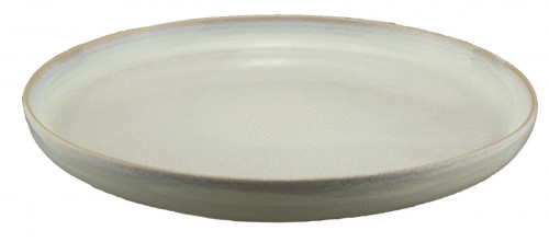 Assiette plate rond Beige rosé grès émaillé Ø 27 cm Pearl Pro.mundi