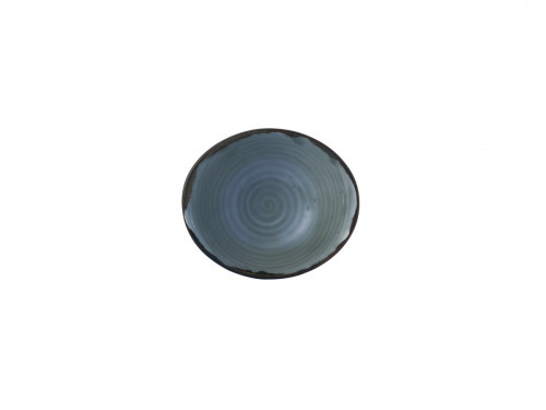 Bol à salade ovale bleu porcelaine vitrifiée 17,4 cm Harvest Dudson