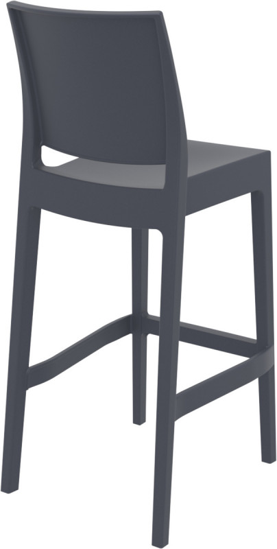 Tabouret de bar gris foncé 108x44x51 cm Maya Flexmob