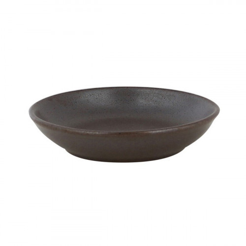 Assiette coupe creuse rond brun porcelaine vitrifiée Ø 7,4 cm Genesis Rak