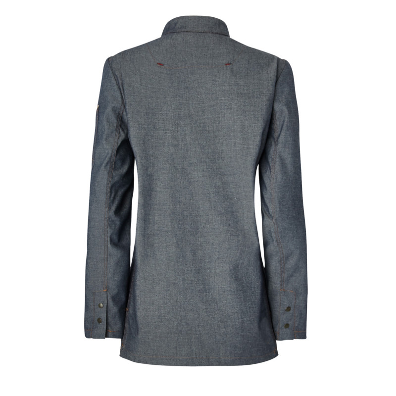 Veste femme manches longues bleu T00 Authentique Molinel