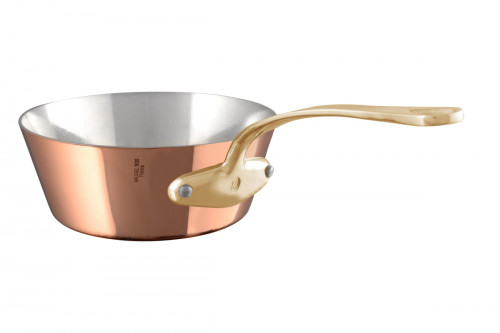 Sauteuse évasée droite cuivre inox Ø 24 cm 9 cm 2,9 L M'200 B Mauviel
