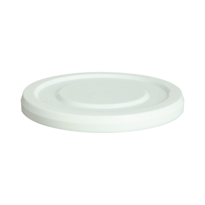 Couvercle rond blanc polyéthylène Ø 9 cm Compatible Arcoroc