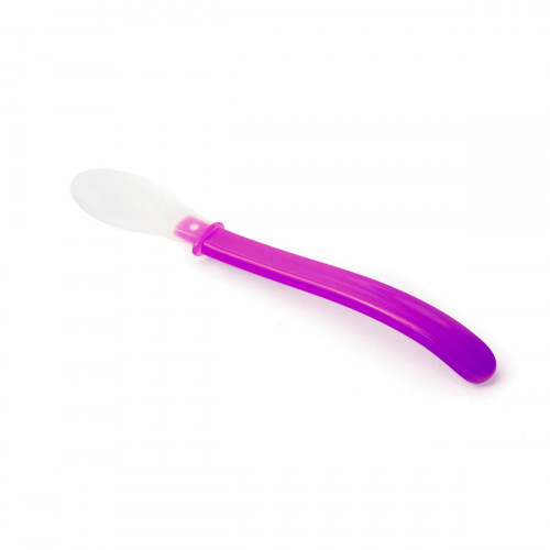 Cuillère souple violet polypropylène (pp) 15,5x2,5 cm Vaisselle Enfance Plastorex