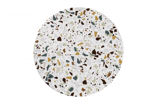 Assiette coupe creuse rond multicolore porcelaine Ø 20,5 cm Kerrazzo Rak