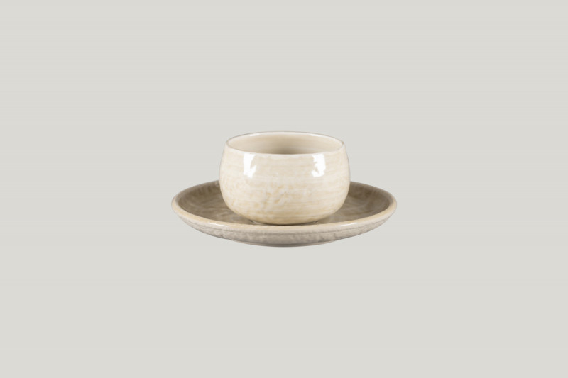 Tasse à café rond vanilla porcelaine Ø 9 cm Krush Rak