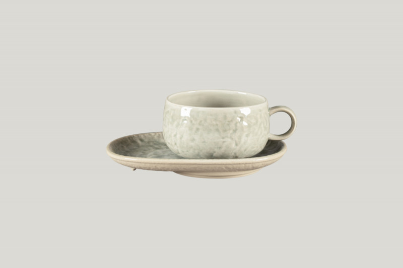 Tasse à déjeuner rond céladon porcelaine 40 cl Ø 11 cm Krush Rak