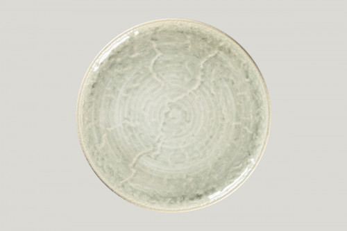 Assiette plate coupe rond céladon porcelaine Ø 30,1 cm Krush Rak