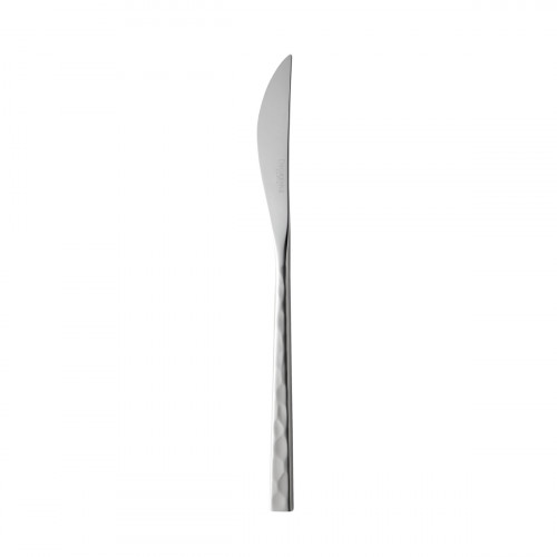 Couteau à dessert en inox 13Cr 19 cm Fuse Martele Degrenne