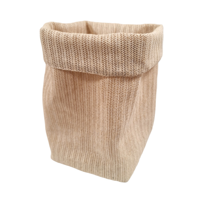 Panière de buffet polypropylène (pp) écru 24x24x35 cm Pampa Sonolys