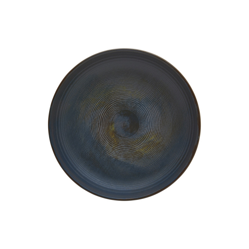 Assiette creuse rond gris grès Ø 22 cm Tornado Accolade