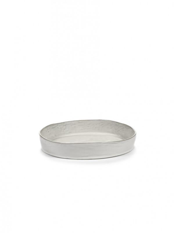 Assiette creuse rond écru grès émaillé Ø 25 cm La Mère Serax