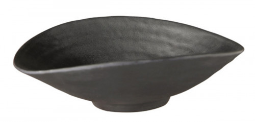 Bol ovale mélamine noir 17,5x15,5x5,5 cm 0,2 L Zen Aps