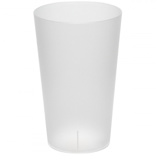 Carton 500 gobelets réutilisables givrés polypropylène (pp) 33 cl