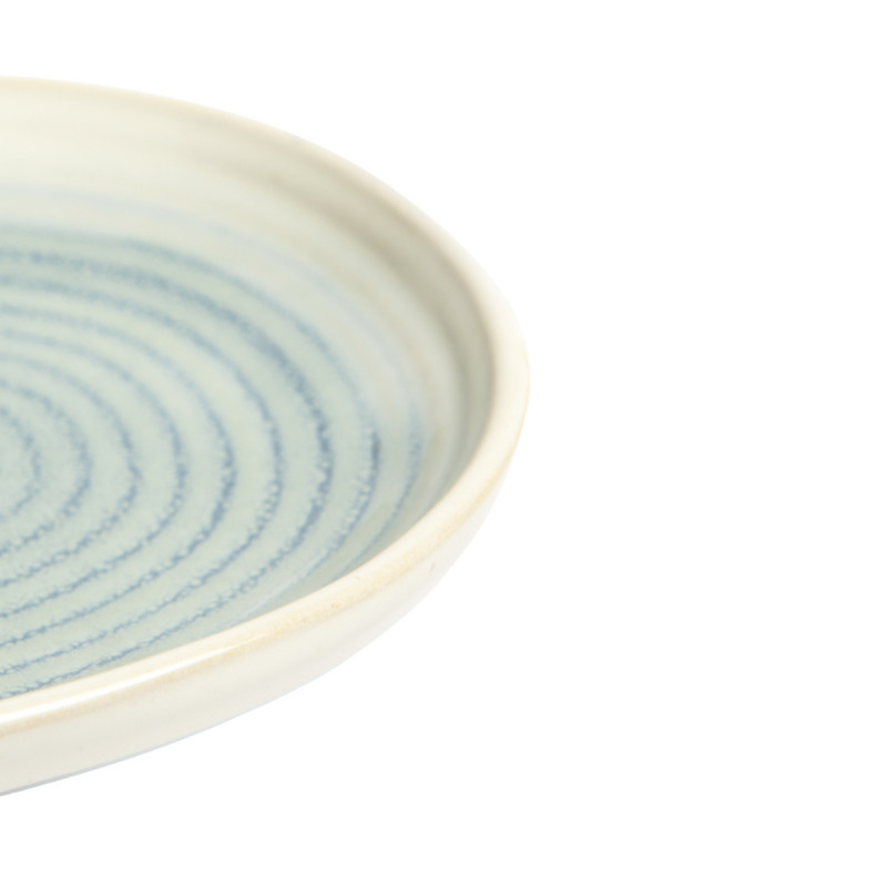 Assiette de présentation ovale ivoire grès émaillé 33,5 cm Pacific Pro.mundi