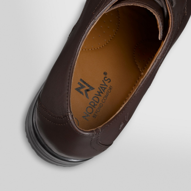 Chaussures à lacets basse marron 39 Nclass Nordways