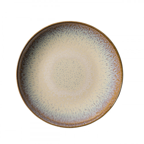 Assiette coupe creuse rond beige porcelaine Ø 23 cm Savanna Accolade