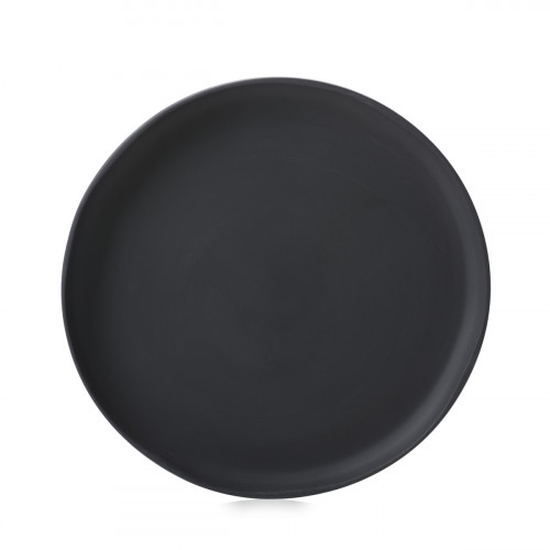Assiette à pain rond noir porcelaine culinaire Ø 15 cm Caractère Revol