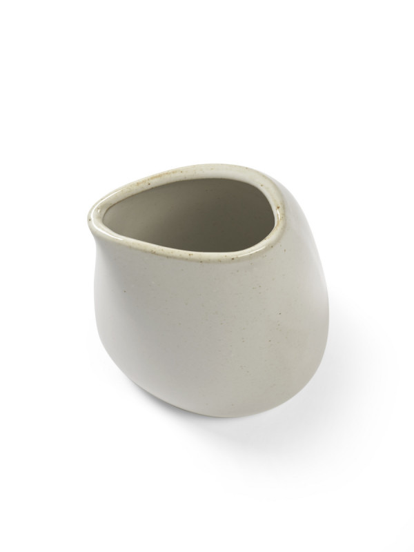 Crémier/saucière ovale Off White grès émaillé 9,6 cm Out Of Lines Serax