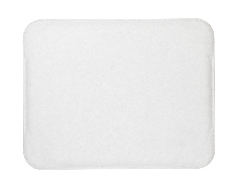 Plateau polyester blanc 42x32 cm Poly Str Profil Mat 2 Platex