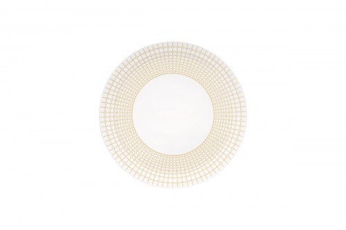 Assiette à dessert rond blanc porcelaine Ø 20 cm Couronne Degrenne