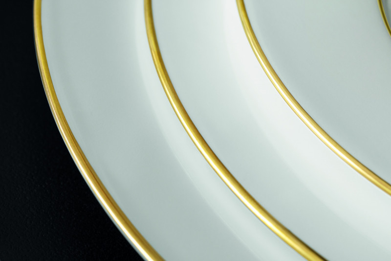 Assiette plate rond blanc porcelaine bone china Ø 22 cm Anmut Villeroy & Boch