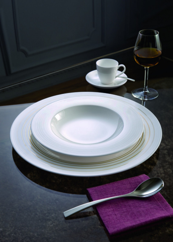 Assiette plate rond blanc porcelaine Ø 28 cm Stella Vogue Villeroy & Boch