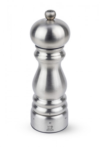 Moulin à sel humide Inox Ø 6,4 cm 18 cm Paris Peugeot Saveurs