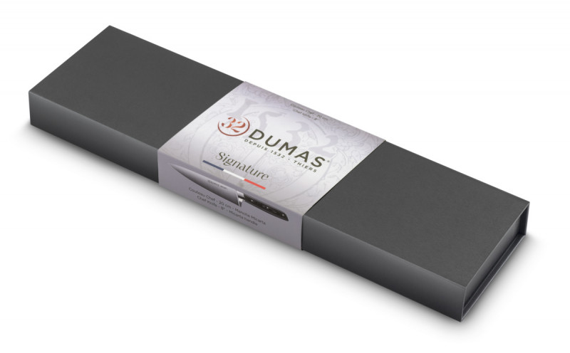 Couteau à pain 20 cm inox plastique unie Signature Micarta 32 Dumas
