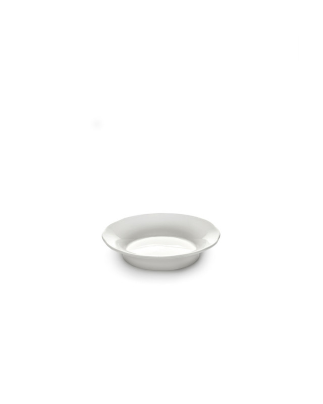 Assiette creuse rond blanc porcelaine Ø 15 cm Silhouette Serax