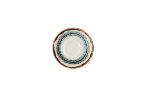 Sous tasse à cappuccino Natural porcelaine vitrifiée Ø 15,6 cm Flare Dudson