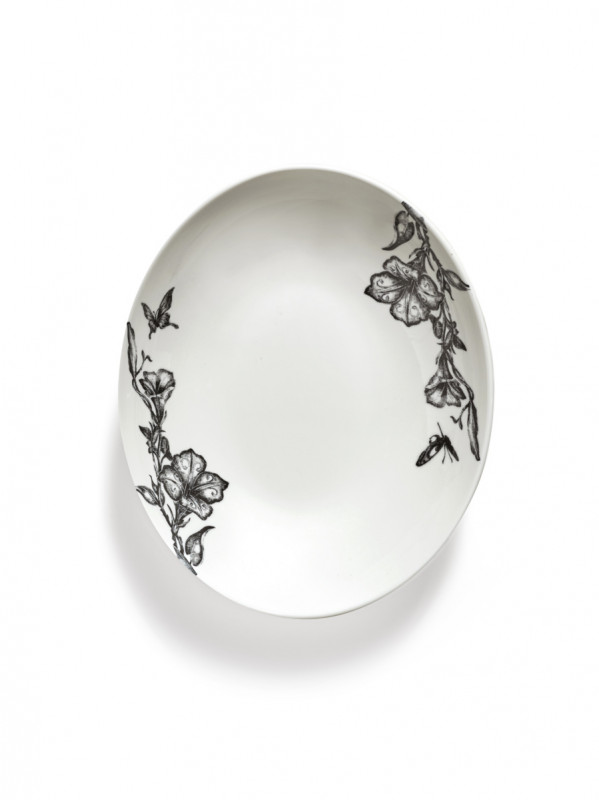 Bol ovale MAGICAL BLOSSOM porcelaine 23 cm Unity Serax