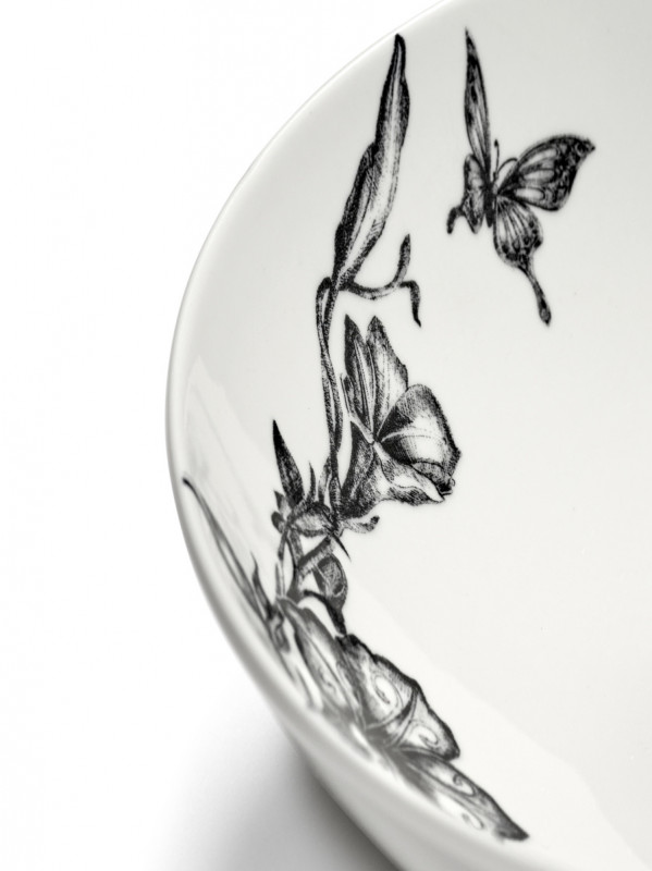 Bol ovale MAGICAL BLOSSOM porcelaine 23 cm Unity Serax